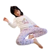 Children's pure cotton underwear set, new jacquard long Johns, long pants and pajamas set for boys and girls' autumn and winter home wear Item Picture
